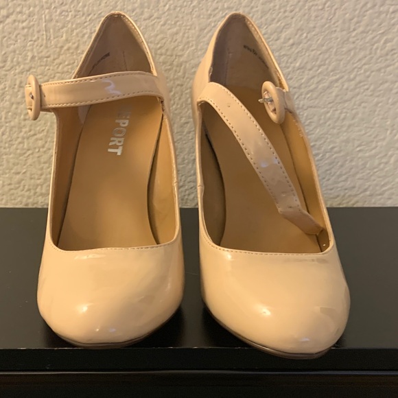 Cream Mary Jane Heels - Picture 4 of 5